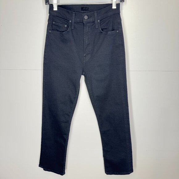 High Waist Rider Ankle Jeans by MOTHER in Not Guilty